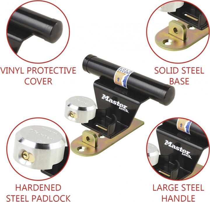 Actual product image Master Lock Garage door lock set
