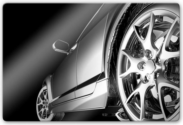 Produktbild Trenddeko Rolling in Chrome (60 x 40 cm)