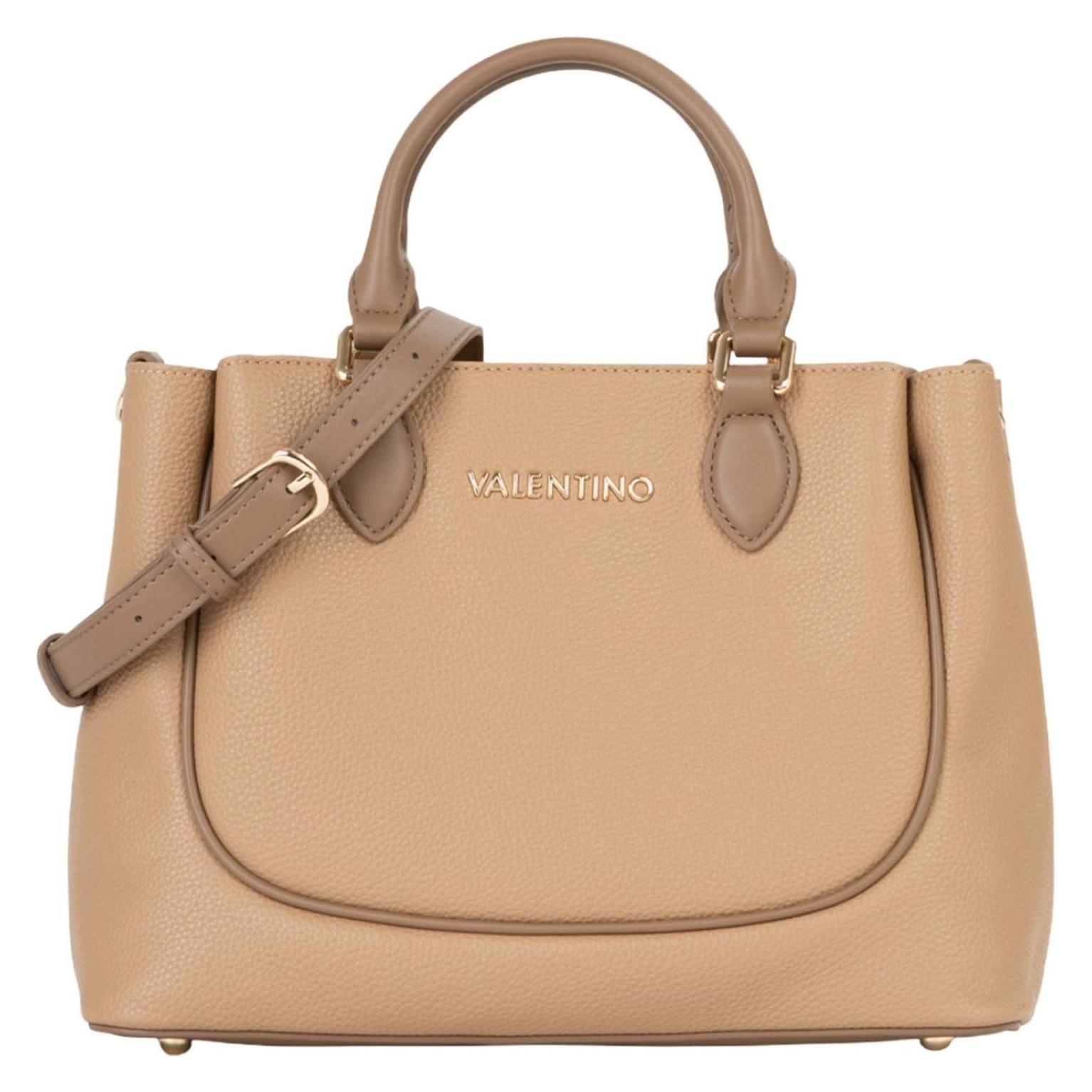 Valentino, Damen, Handtasche, Daphne Re Shopping Bag, Braun, Beige