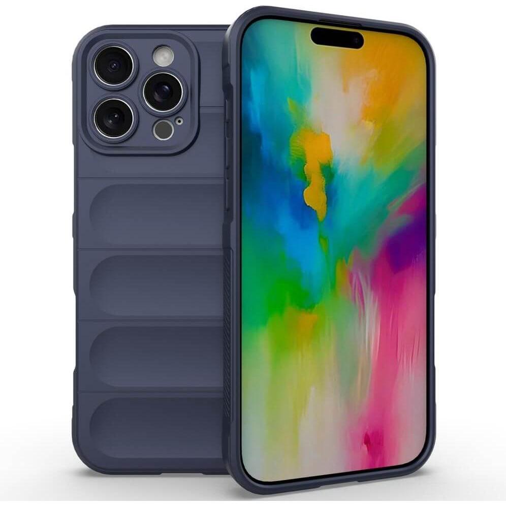 Cover-Discount iPhone 16 Pro - Rugged Protective Hülle (Apple iPhone 16 Pro), Smartphone Hülle, Blau