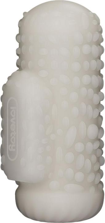 Image du produit Lovetoy Knights Ring - Vibrierendes Doppel-Penis-Sleeve - Drip - Weiss