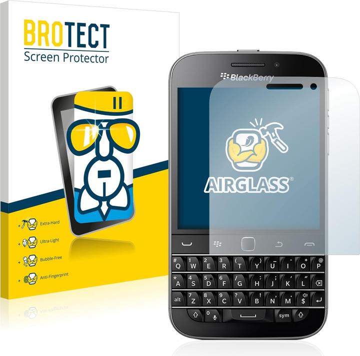 Produktbild BROTECT AirGlass Panzerglasfolie (1 Stück, Blackberry Classic Q20)
