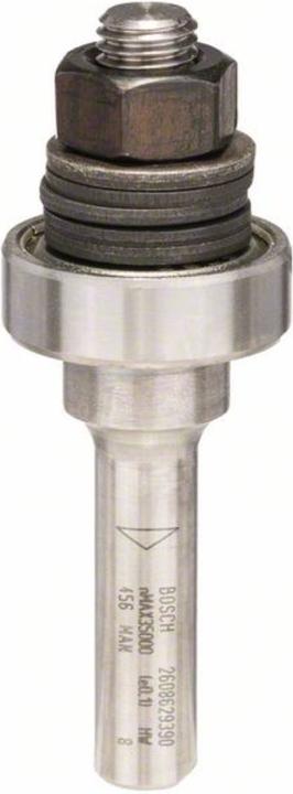 Produktbild Bosch Professional Zubehör Schaft für Scheibenfräse mit Führungskugellager, 8 mm, D 22 mm, G 60,3 mm