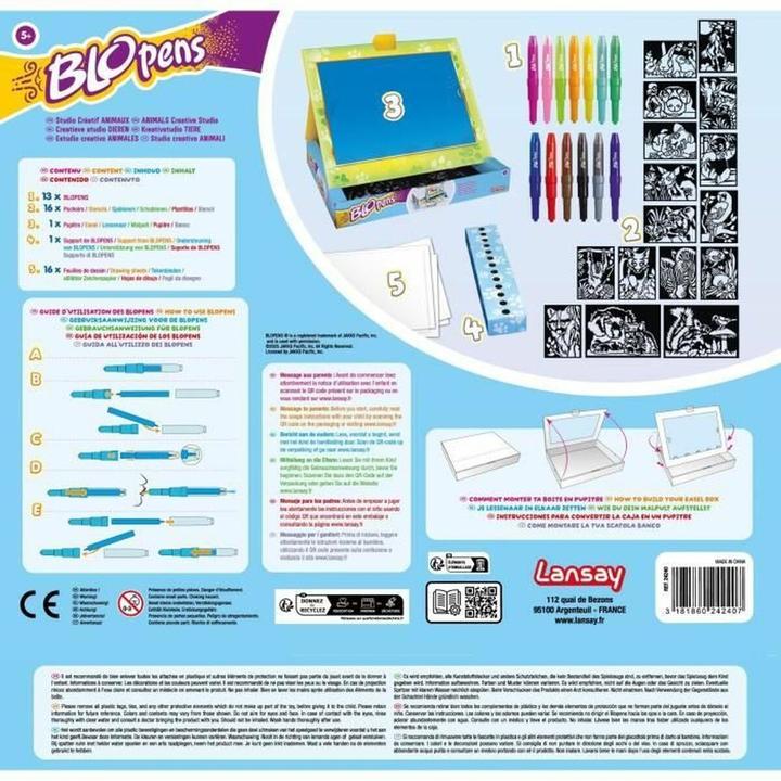 Image du produit Blopens Kreativ workshop med dyremotiver