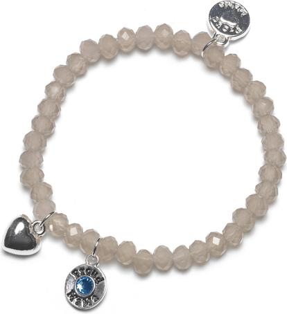 Produktbild Proud MaMa Armband, Sand (100 cm, Glasperlen auf elastischem Band)