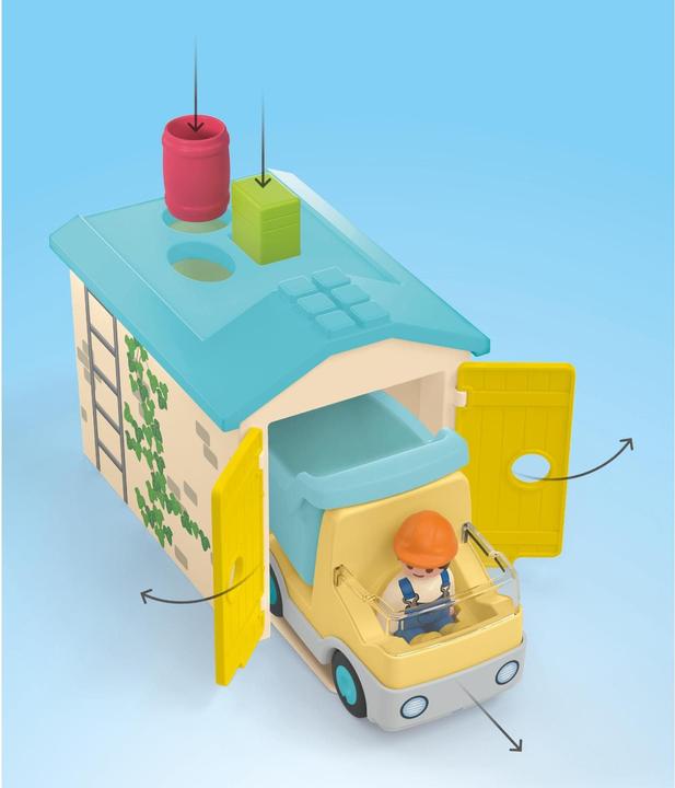 Produktbild Playmobil LKW mit Sortiergarage
