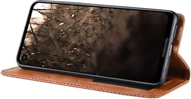 Immagine prodotto MU Style Custodia a libro in pelle stile vintage (Motorola One Vision)
