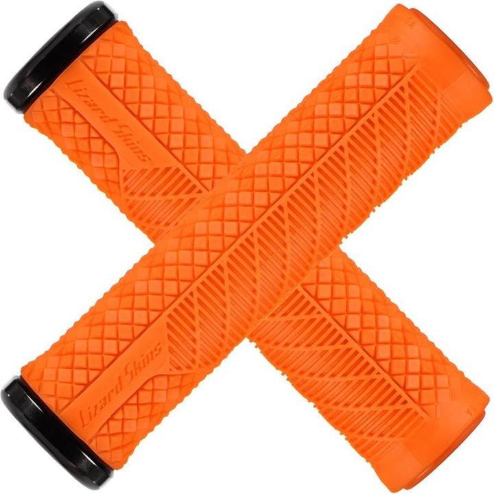 Produktbild MGA Die Griffe der Echsenskins Harger Evo Lock-On Lenkrad loze orange (neu)