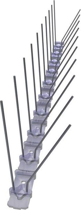 Image du produit Ziwi Lot de 10 pics anti-pigeons, 2 rangées avec pointes en acier inoxydable, 5 m