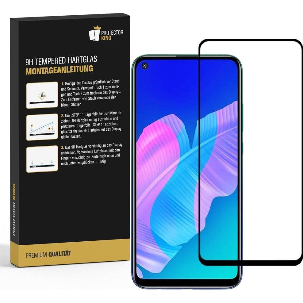 Thumbnail - Protectorking 6x echtes Tempered 9H Panzerhartglas 3D KLAR (6 Stück, Huawei P40 Lite E), Smartphone Schutzfolie