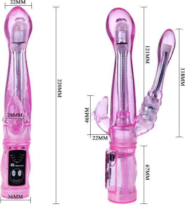 Produktbild Baile INTIMATE TEASE, 6 vibration functions Bendable