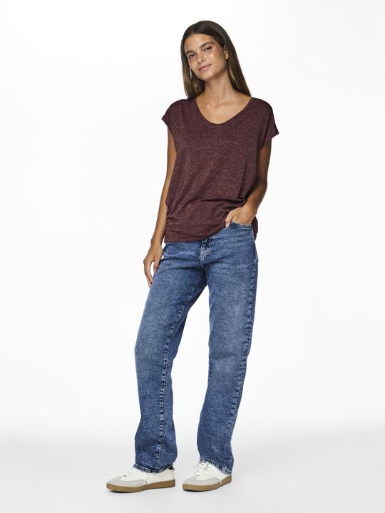 Actual product image Pieces Pcbillo Tee Lurex Stripes Noos Bc (S)