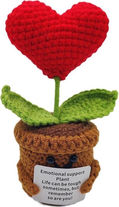 I Am Creative Positive Potato Gehäkelter Mini Glücksbringer (14 cm)
