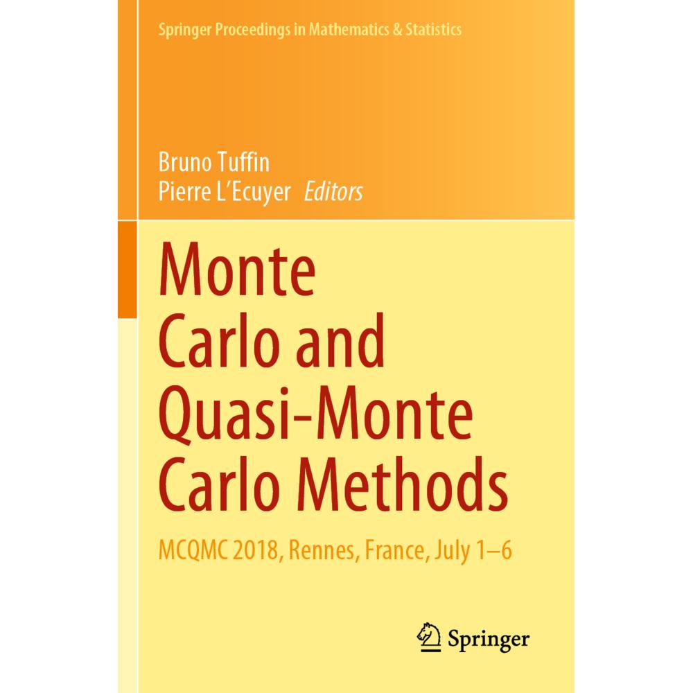 Monte Carlo and Quasi-Monte Carlo Methods, Fachbücher von Bruno Tuffin, Pierre L'Ecuyer