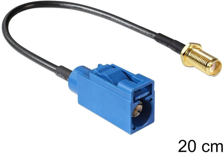 Image du produit Delock Câble d'antenne HF RG-174, 20cm (Câble d'antenne)