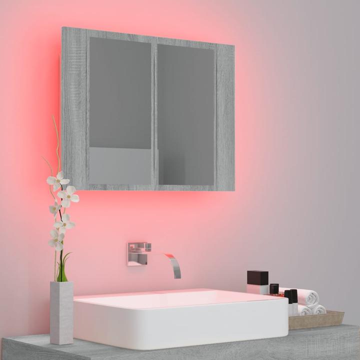 Actual product image vidaXL LED-Spiegelschrank (60 x 12 x 45 cm)