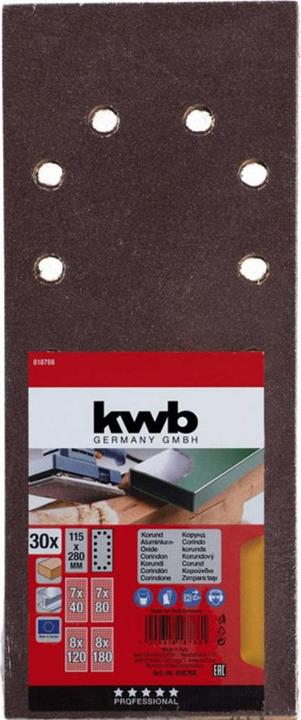Produktbild kwb Kraftixx Sparpack Str.Gl.115 (120, 180, 40, 80)