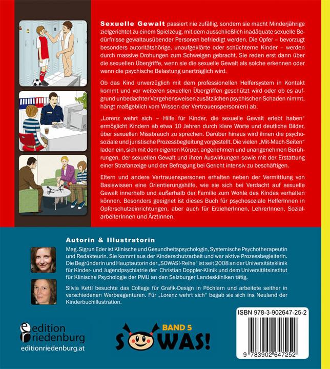 Produktbild Lorenz wehrt sich - Hilfe für Kinder, die sexuelle Gewalt erlebt haben (Deutsch, Sigrun Eder, Silvia Kettl, 2012)