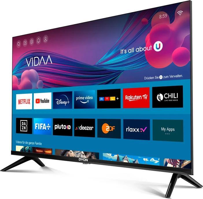 Produktbild Dyon SMART 43 VX LED-TV 108cm 43 Zoll EEK E (A - G) DVB-S2, DVB-C, DVB-T2, CI+, Full HD, Smart TV (43", LED, Full HD)