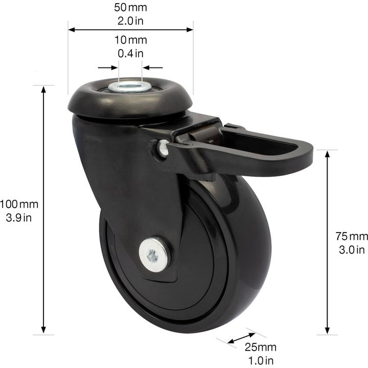 Produktbild Wagner System Möbelrolle 3C-Serie