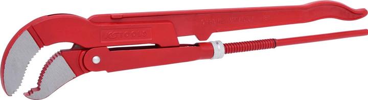 Produktbild KS Tools Eckrohrzange, 45° gewinkelt, stufenlos verstellbar, für Rohrdurchmesser 3" (650 mm)