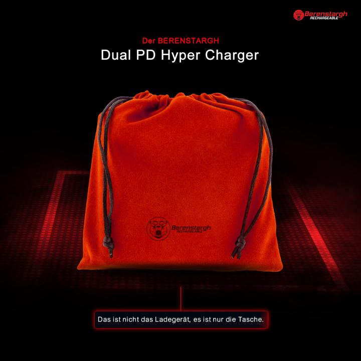 Produktbild Berenstargh Dual PD Hyper Ladegerät f. Olympus BLH-1 USB-C in/out Powerbankfunktion (Kamera Akku)