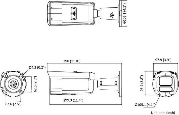 Actual product image Hikvision DS-2CD2647G2HT-LIZS(2.8-12mm)(eF) Bullet 4MP Smart Hybrid Light (2688 x 1520 pixels)