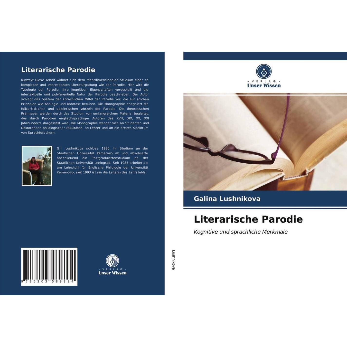 Literarische Parodie, Fachbücher von Galina Lushnikova
