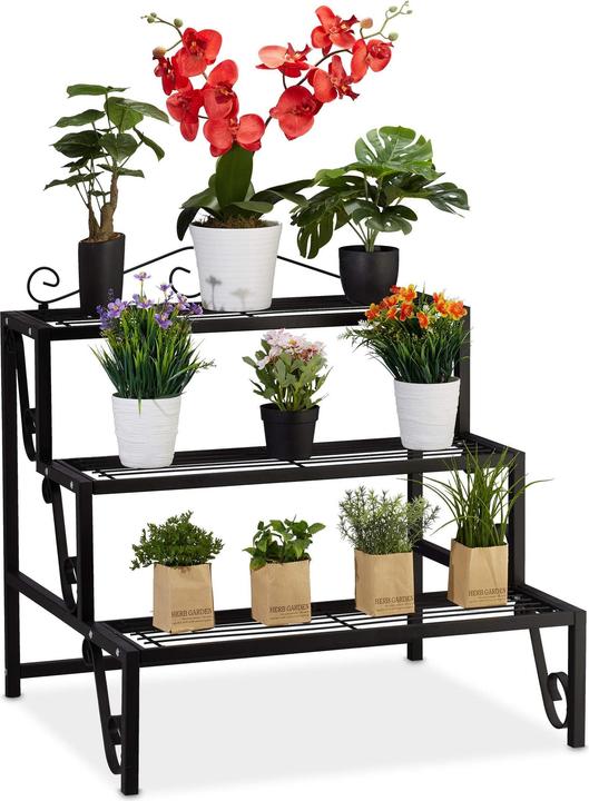 Produktbild Relaxdays Blumentreppe