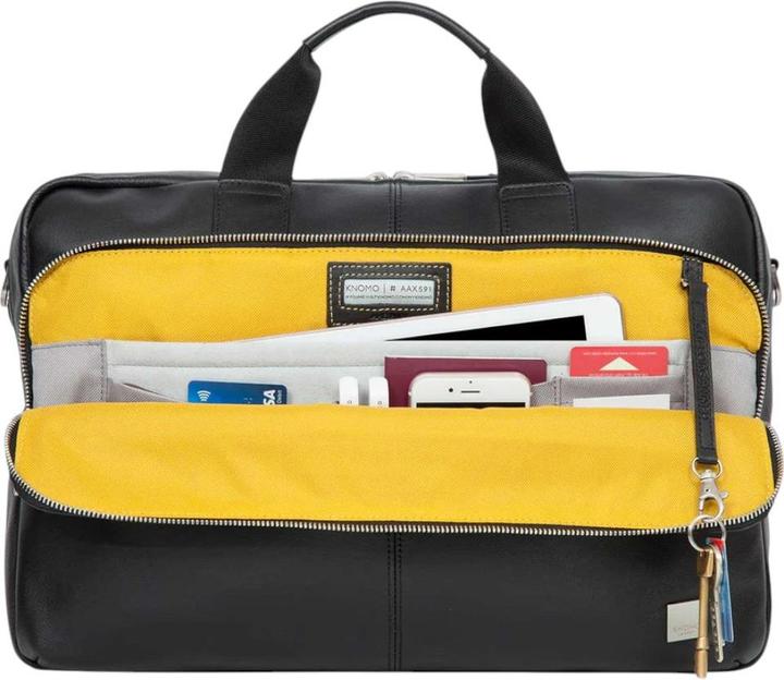 Actual product image Knomo Brompton Amesbury briefcase leather 41 cm (15")