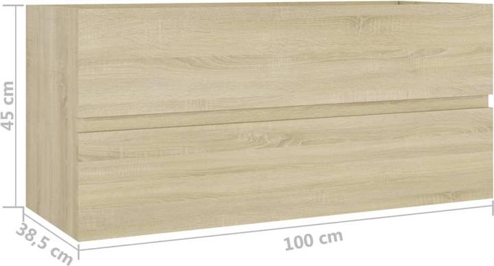 Produktbild vidaXL Badezimmerschrank (100 x 38.50 x 45 cm)