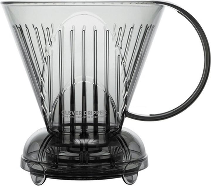 MGA Tropfer – L 500 ml, durchscheinendes Grau + 100 Filter (0.50 l)