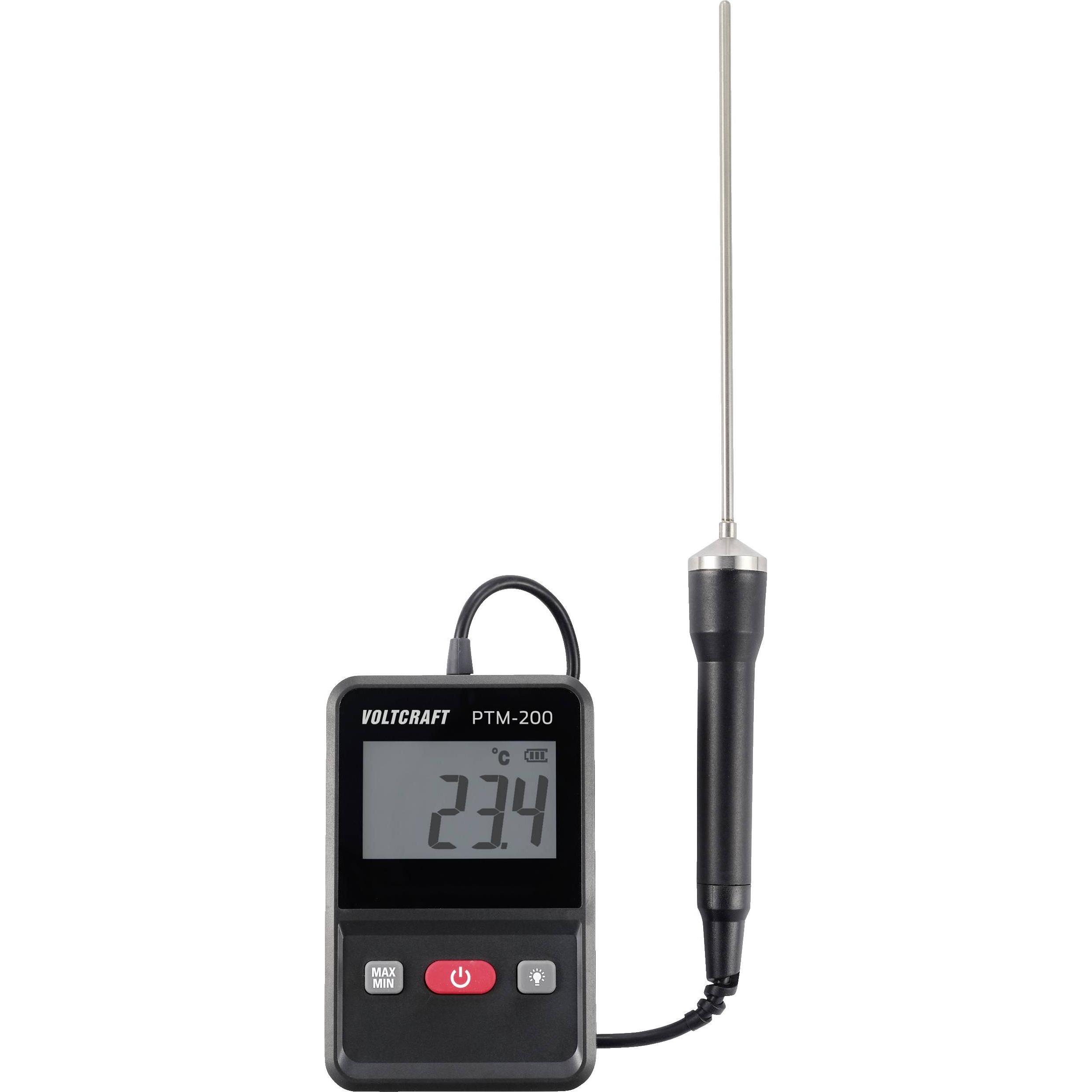 Voltcraft, Termometro BBQ, PTM-200 Termometro a inserzione Campo di misura della temperatura da -200 a 200°C Tipo di sonda