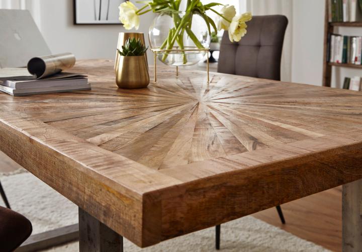 Produktbild FineBuy Esstisch Mango Massivholz (200 x 76 x 100 cm)