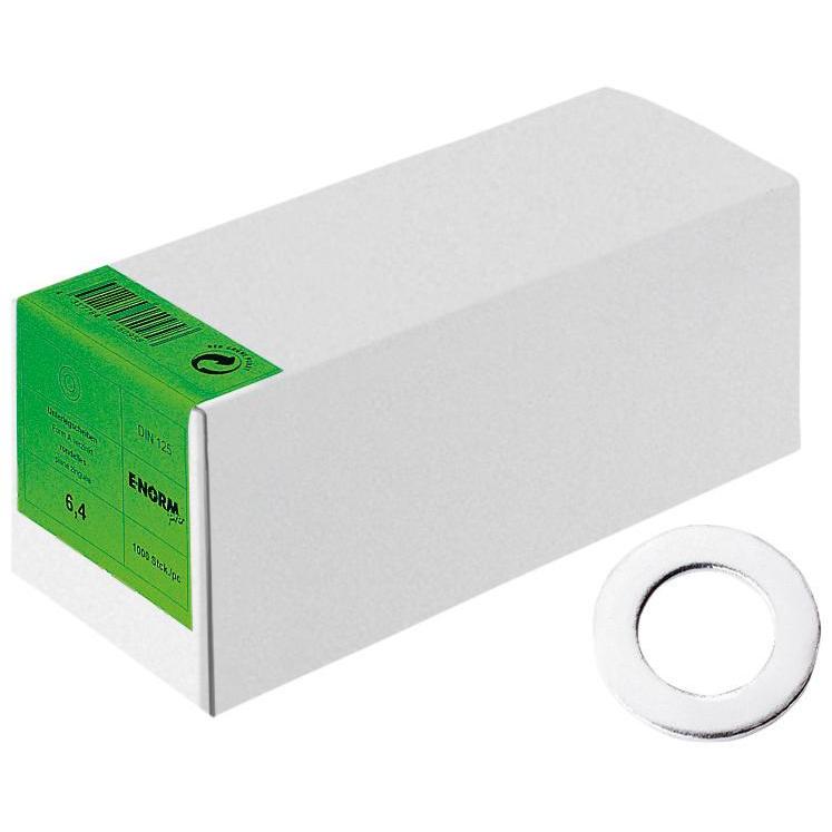 E-NORMpro, Muttern + Unterlegscheiben, DIN 125 Edelstahl A2 A 3,2 HP