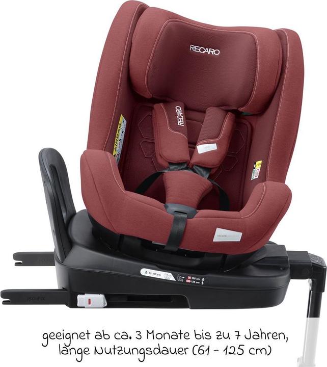 Actual product image RECARO Salia 125 Kid Reboard child seat (61-125 cm) (Reboarder, ECE R129/i-Size Standard)