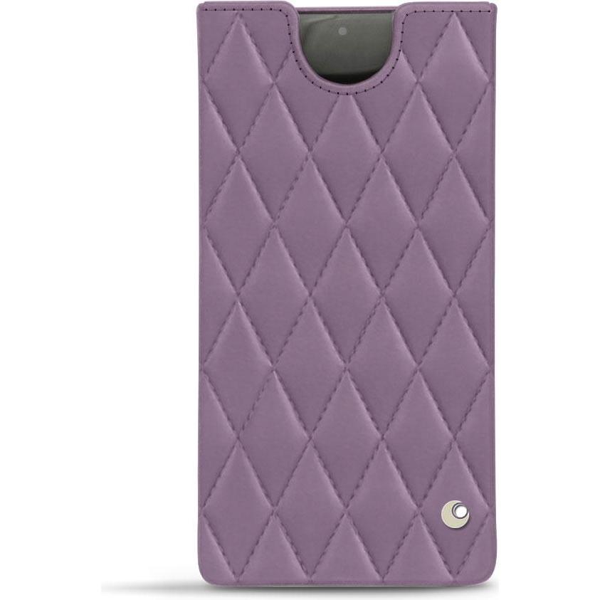 Noreve Lederschutzhülle (Samsung Galaxy Note 10+), Smartphone Hülle, Violett