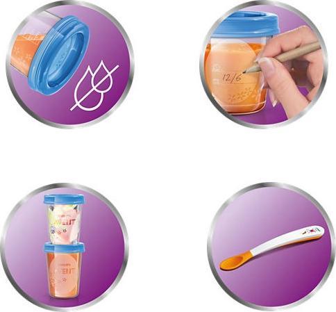 Image du produit Philips Avent Aufbewahrungssystem für Babynahrung