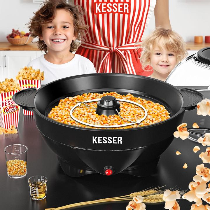 Actual product image Kesser Popcornmaschine mit Antihaftbeschichtung (5,5l)