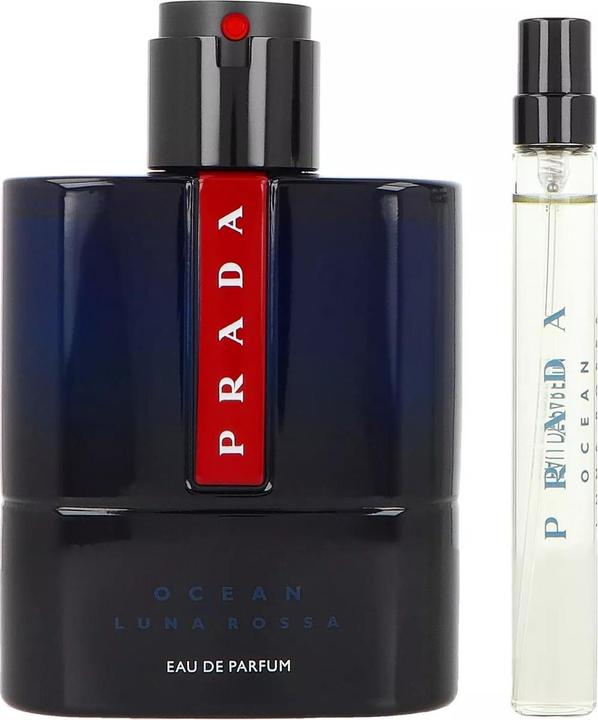 Actual product image Prada Luna Rossa Ocean Gift set EDP 100 ml and miniature EDP 10 ml 100ml (Perfume set)