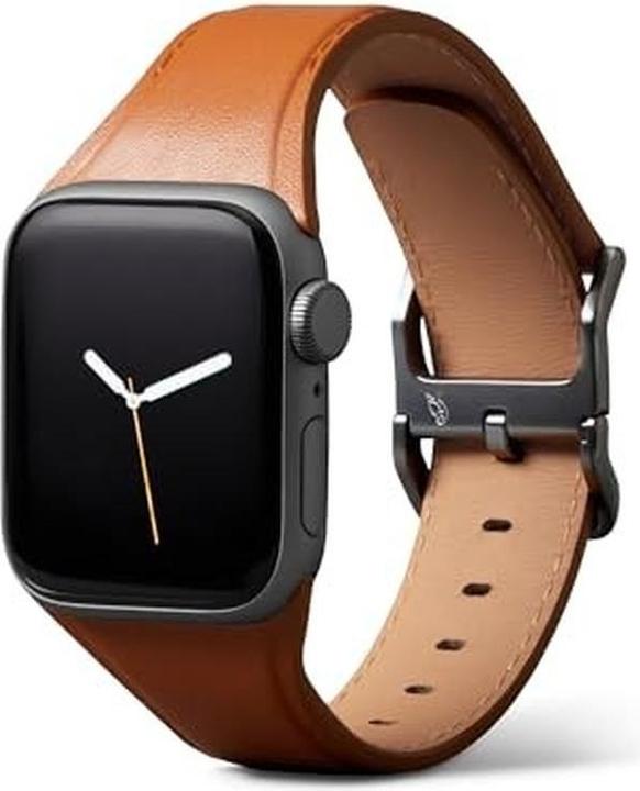 Image du produit Bellroy Classic Leder Armband für Apple Watch, Braun, 44mm, 45mm, 42mm (Series 1/2/3), 49mm, 46mm, TCWB-TER (42 mm, 44 mm, 45 mm, 46 mm, 49 mm, Cuir)