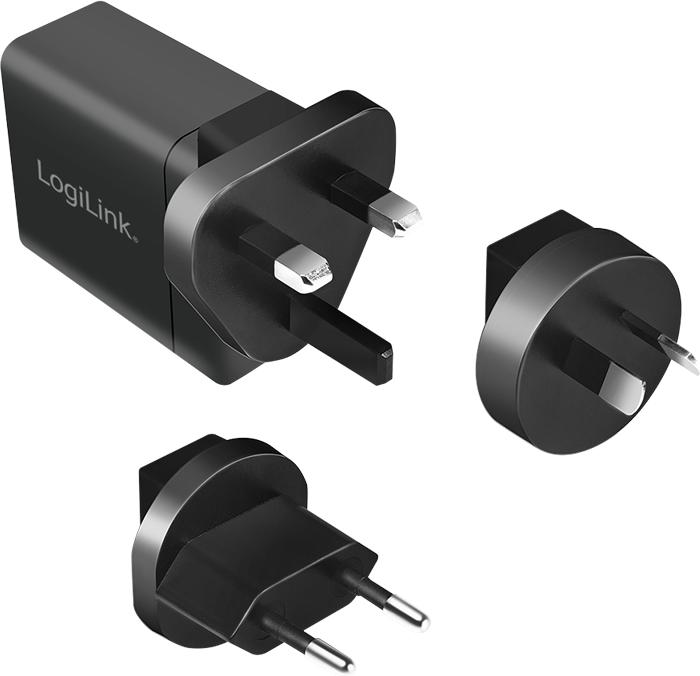 Immagine prodotto LogiLink Caricabatterie da viaggio USB (18 W)