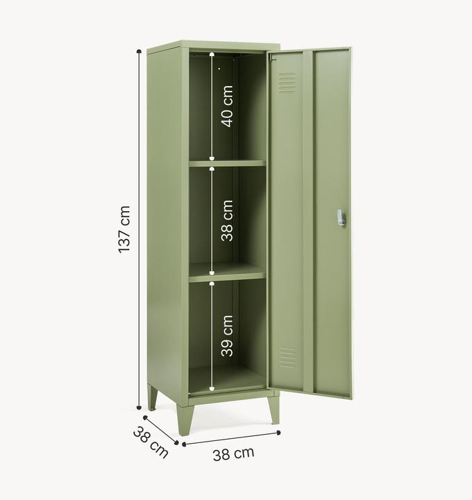 Actual product image En.Casa Single locker Kurikka (38 cm, 137 cm)