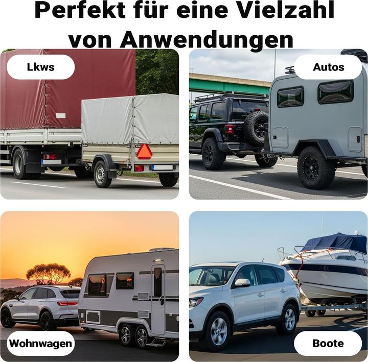 Actual product image Wiltec 7-pole extension cable