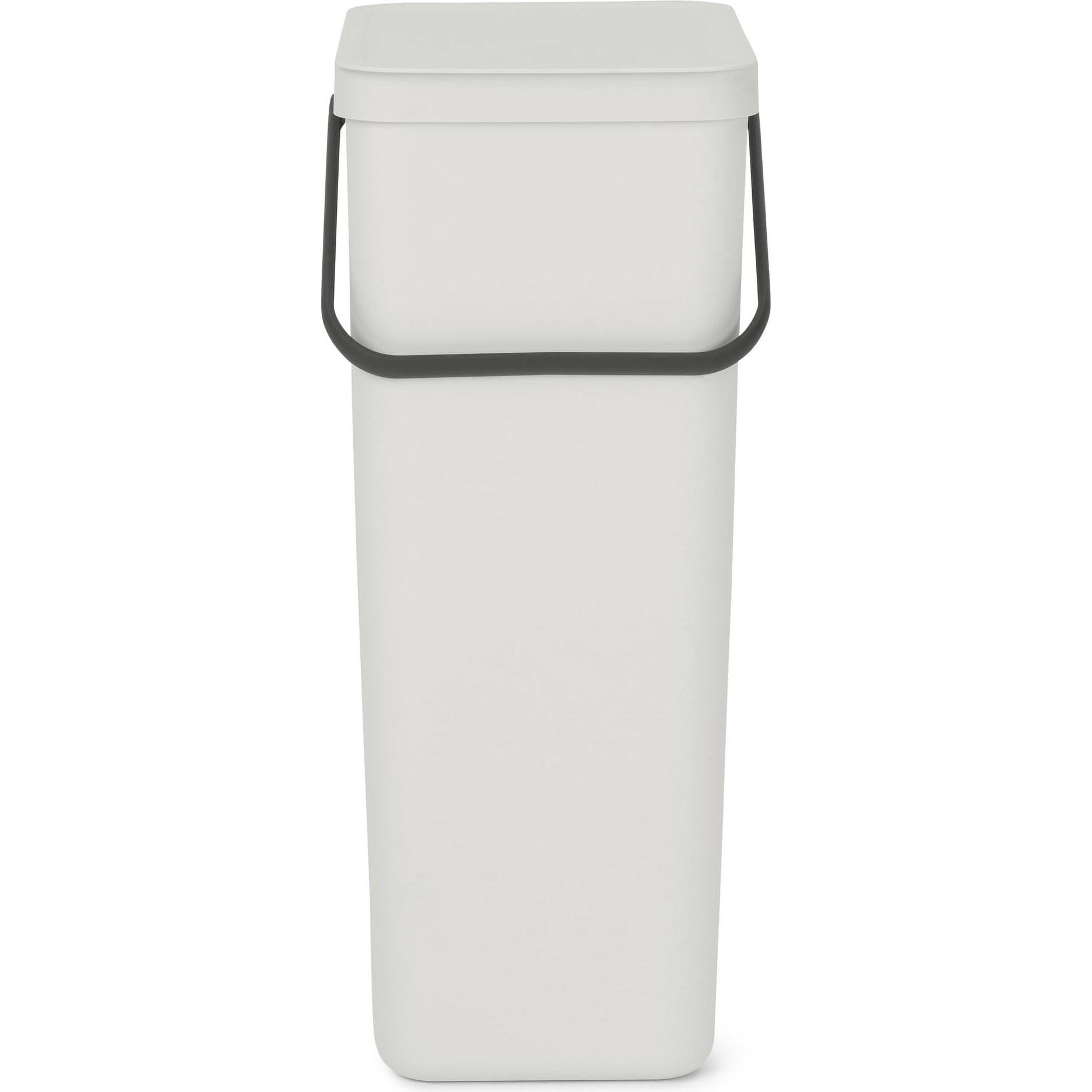 Thumbnail - Brabantia Recyclingbehälter Sort & Go, Abfalleimer, Grau