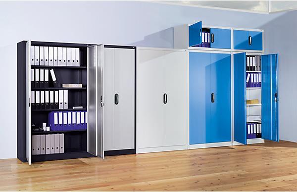 Immagine prodotto C+P Armadio da ufficio in acciaio con porte a battente (93 x 40 x 195 cm)