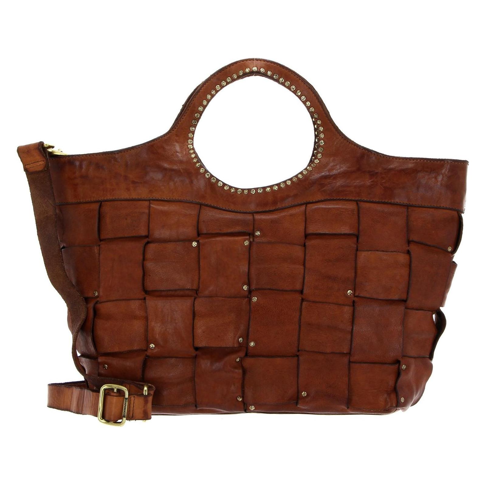 Campomaggi, Damen, Handtasche, Shopping Bag, Braun
