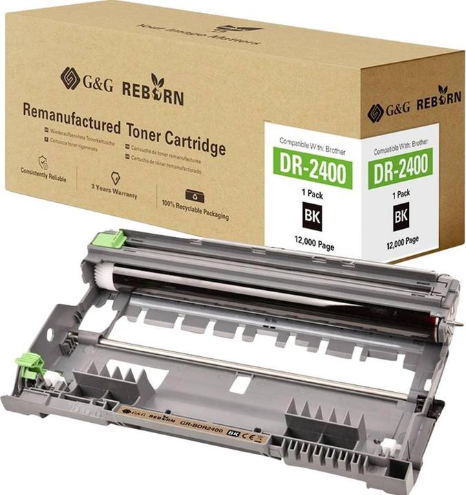 Immagine prodotto G&G Il tamburo sostituisce Brother DR-2400 Compatibile Nero 12000 pagine Reborn rema (FC)