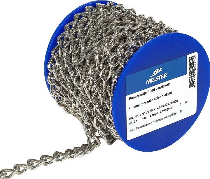 Actual product image Meister Armoured chain 2.5mmx8m (8 m)