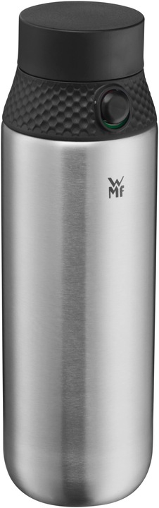Actual product image WMF Drinking bottle Cromargan 0.75 l, blacksilver (0.75 l)